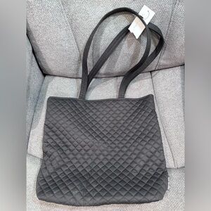 Vera Bradley Quilted Black Tote